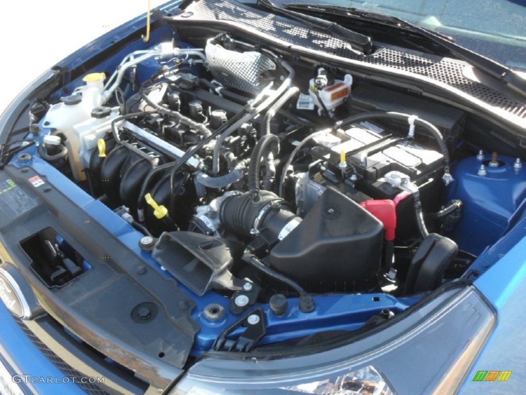 2010 Focus SES Sedan - Blue Flame Metallic / Charcoal Black photo #22