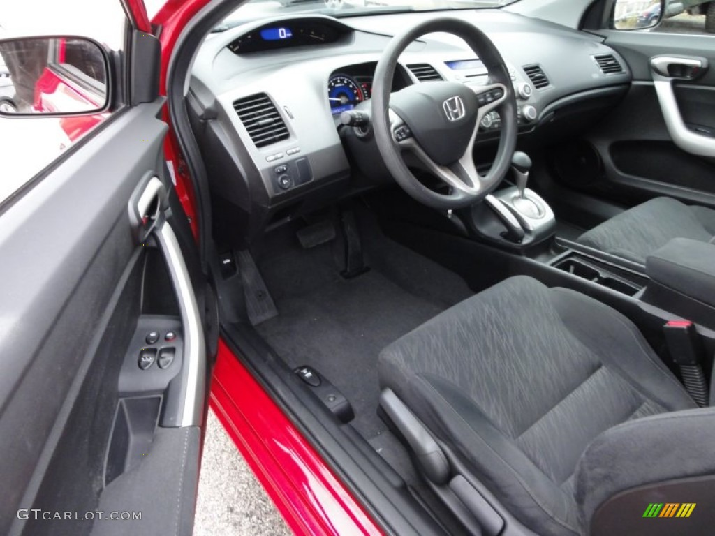 2008 Civic EX Coupe - Rallye Red / Black photo #13