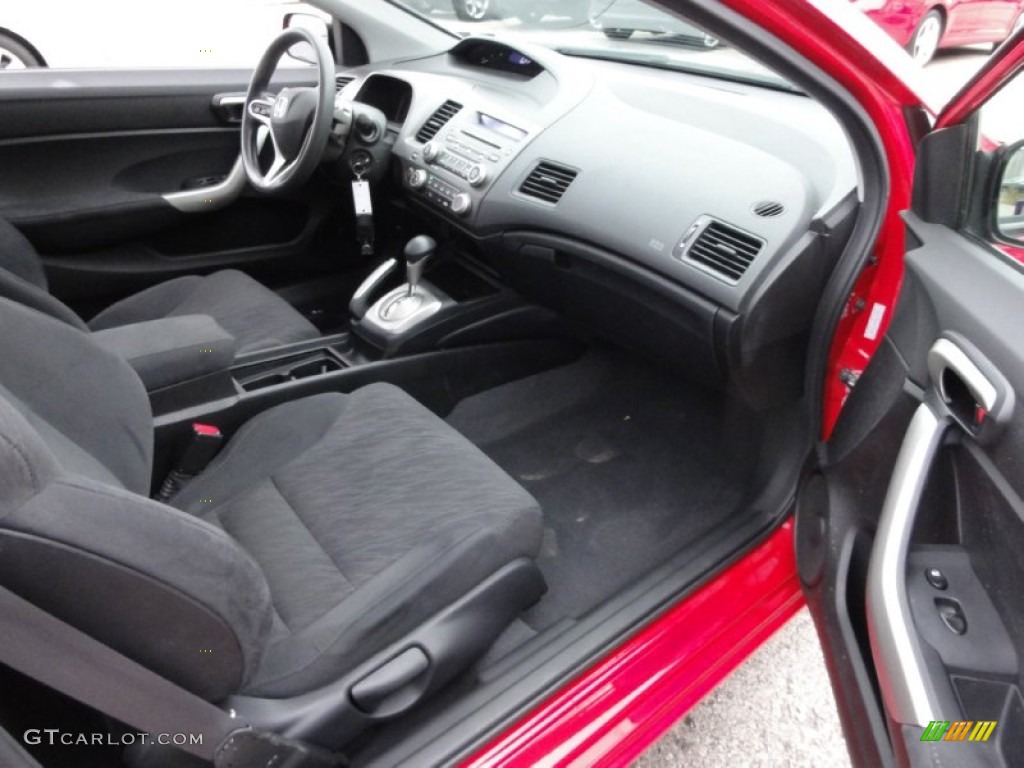 2008 Civic EX Coupe - Rallye Red / Black photo #18