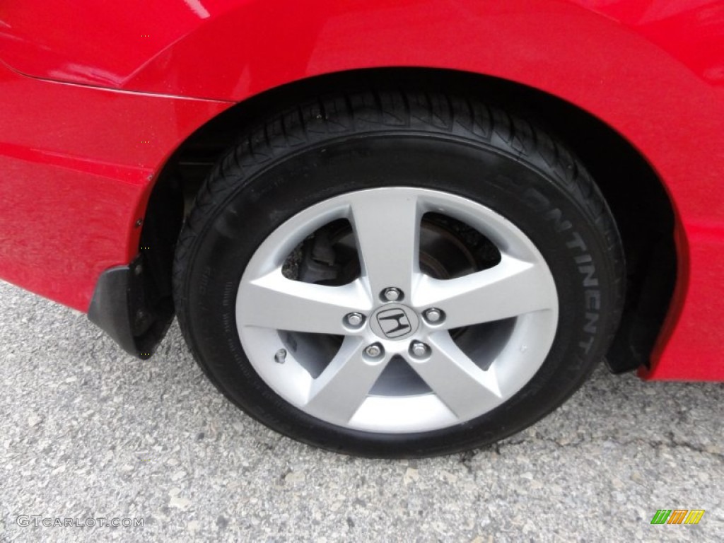 2008 Civic EX Coupe - Rallye Red / Black photo #26