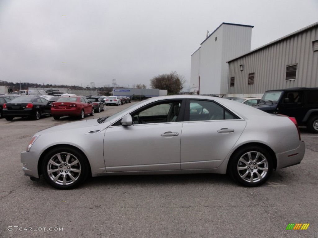 Light Platinum 2008 Cadillac CTS 4 AWD Sedan Exterior Photo #56740800