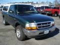 2000 Amazon Green Metallic Ford Ranger XLT Regular Cab  photo #3