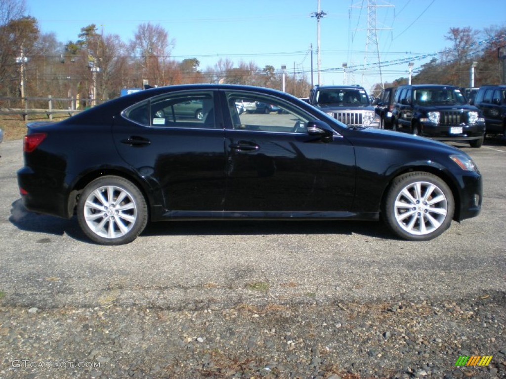 Obsidian Black 2009 Lexus IS 250 AWD Exterior Photo #56741343