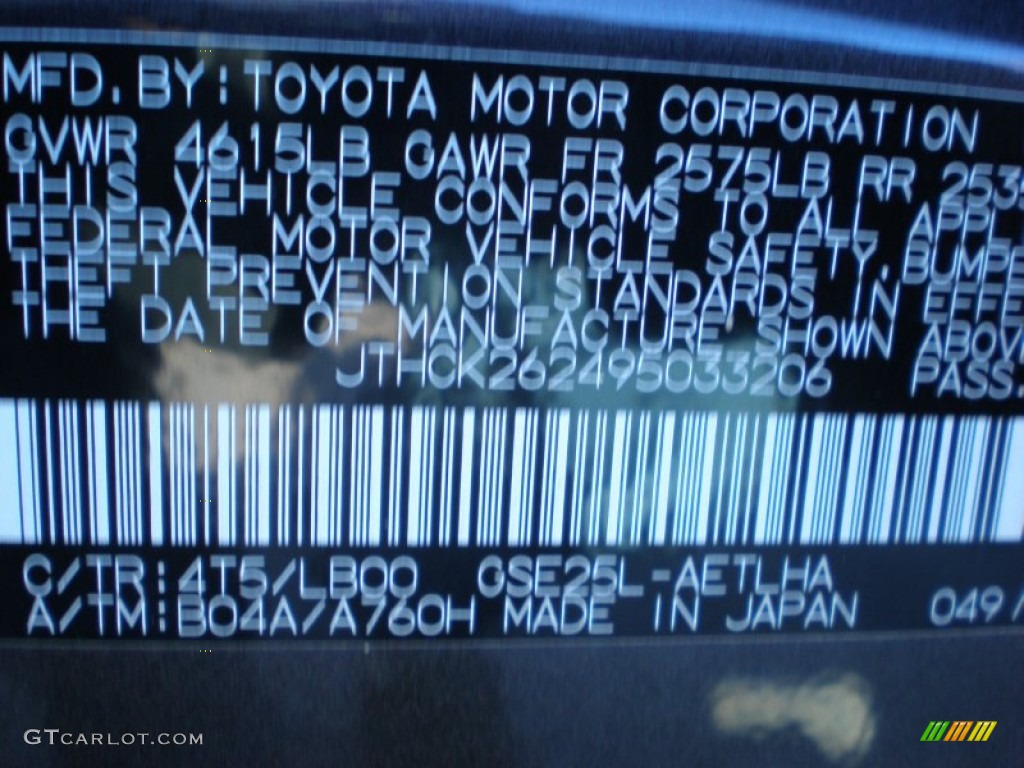 2009 IS Color Code 4T5 for Truffle Mica Photo #56741568