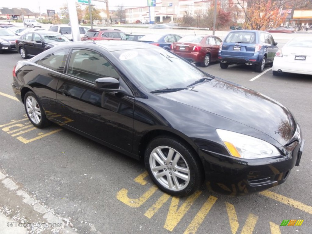 Nighthawk Black Pearl 2004 Honda Accord EX V6 Coupe Exterior Photo #56741604