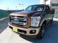 2011 Golden Bronze Metallic Ford F250 Super Duty King Ranch Crew Cab 4x4  photo #7