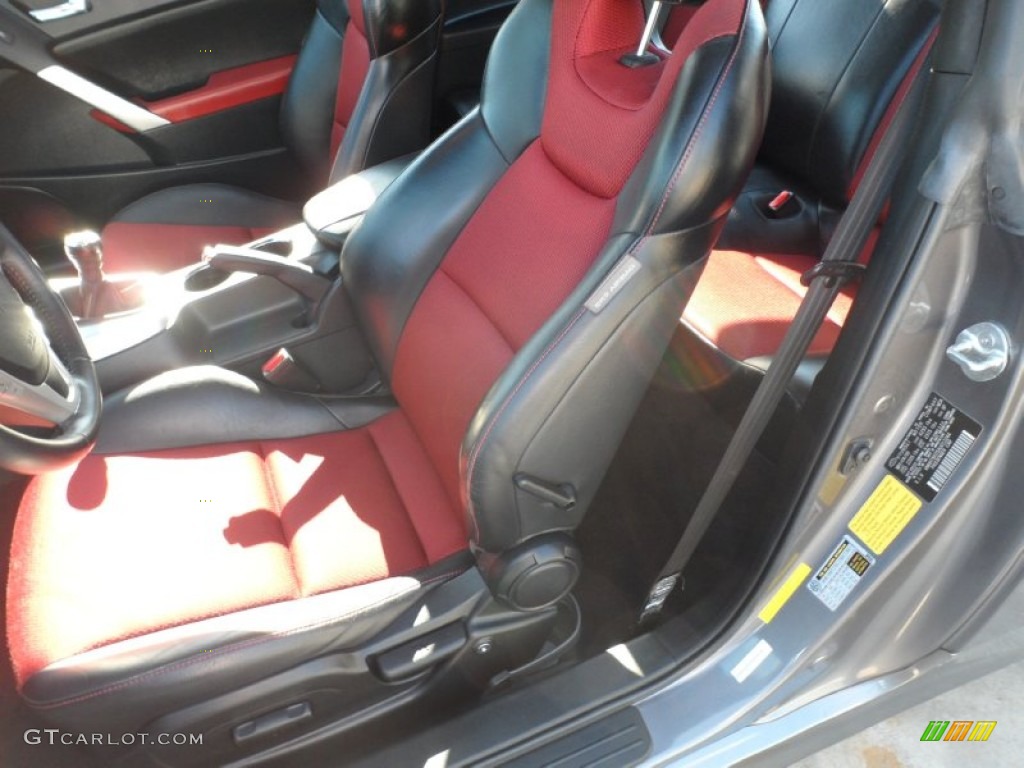 Black Interior 2010 Hyundai Genesis Coupe 2.0T Track Photo #56742873