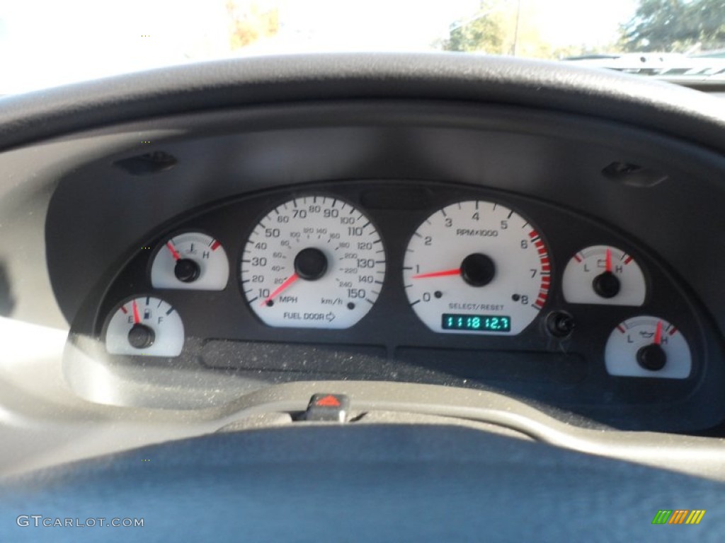 2001 Mustang V6 Coupe - Zinc Yellow Metallic / Dark Charcoal photo #28