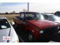 Scarlet Red 1988 Ford Ranger Regular Cab