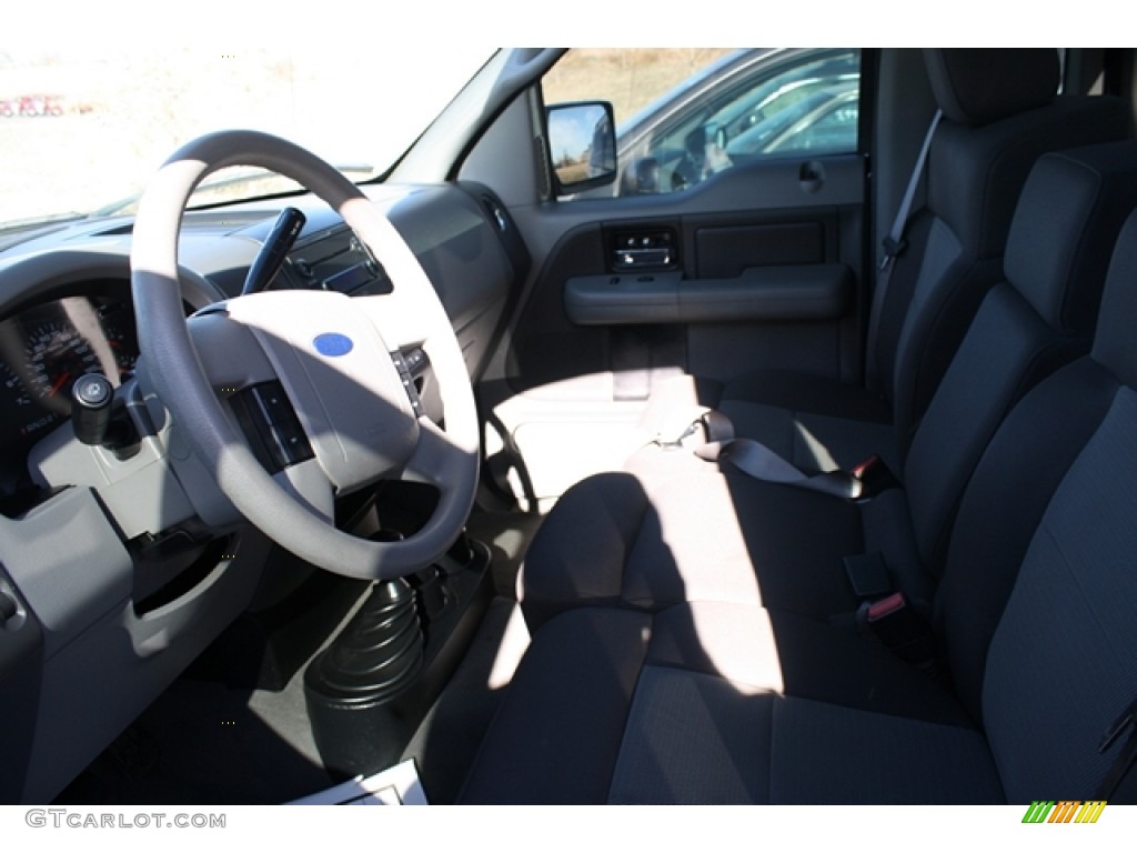 2004 F150 XL Regular Cab 4x4 - True Blue Metallic / Dark Flint photo #3