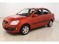 2009 Tropical Red Kia Rio Sedan  photo #3