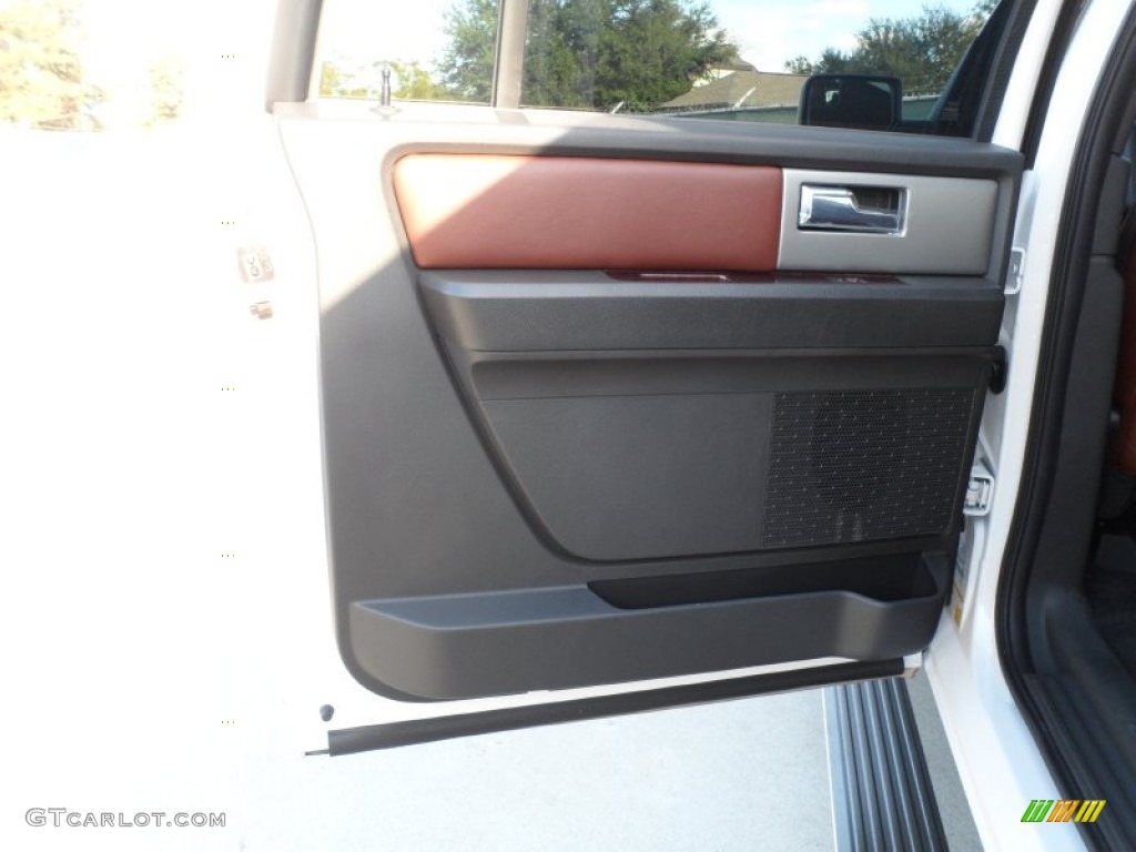 2012 Ford Expedition EL King Ranch 4x4 Chaparral Door Panel Photo #56745810