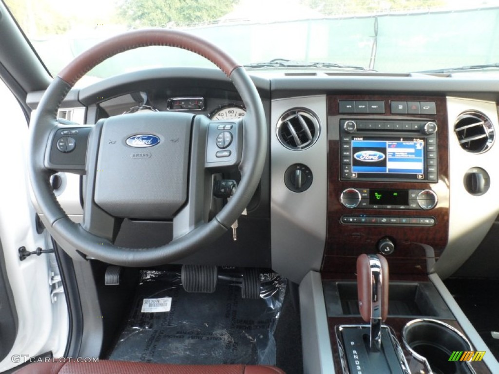 2012 Ford Expedition EL King Ranch 4x4 Chaparral Dashboard Photo #56745876