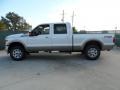 2012 White Platinum Metallic Tri-Coat Ford F250 Super Duty Lariat Crew Cab 4x4  photo #6