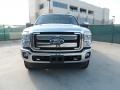 White Platinum Metallic Tri-Coat 2012 Ford F250 Super Duty Lariat Crew Cab 4x4 Exterior