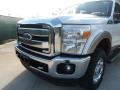 2012 White Platinum Metallic Tri-Coat Ford F250 Super Duty Lariat Crew Cab 4x4  photo #10