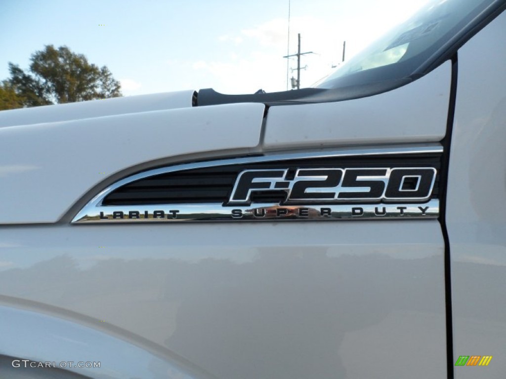 2012 Ford F250 Super Duty Lariat Crew Cab 4x4 Marks and Logos Photo #56746074