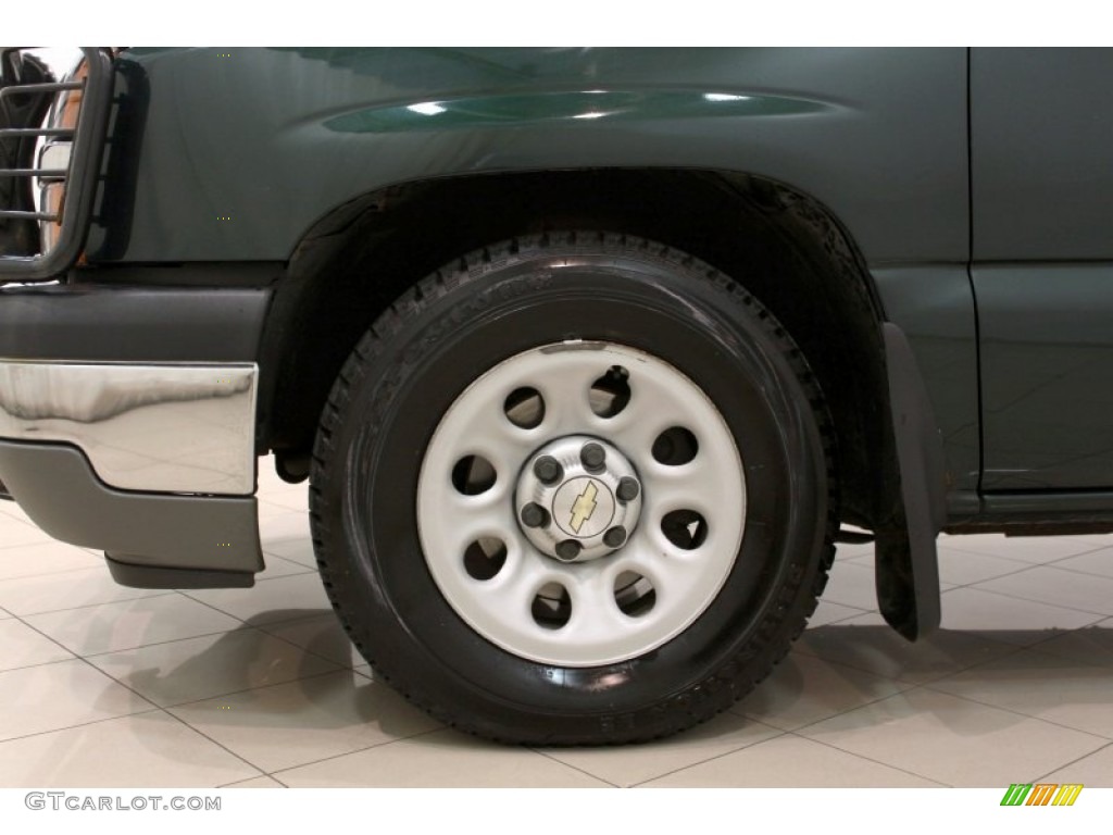 2005 Silverado 1500 Regular Cab - Dark Green Metallic / Dark Charcoal photo #13