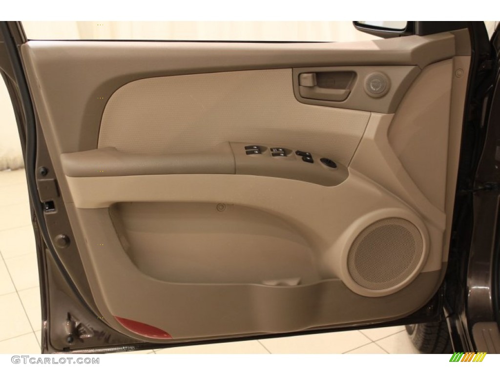 2009 Sportage LX - Smokey Brown / Beige photo #5