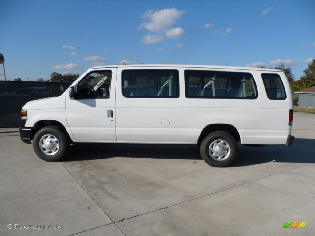 Oxford White 2012 Ford E Series Van E350 XL Extended Passenger Exterior Photo #56746371