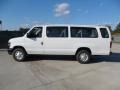 Oxford White 2012 Ford E Series Van E350 XL Extended Passenger Exterior