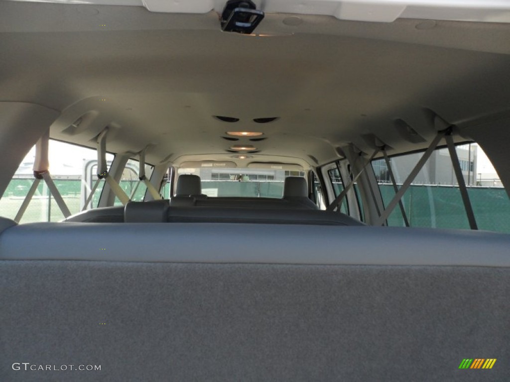 Medium Flint Interior 2012 Ford E Series Van E350 XL Extended Passenger Photo #56746521