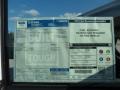 2012 Ford E Series Van E350 XL Extended Passenger Window Sticker