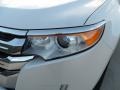 2012 White Platinum Metallic Tri-Coat Ford Edge SEL EcoBoost  photo #9