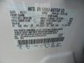 UG: White Platinum Metallic Tri-Coat 2012 Ford Edge SEL EcoBoost Color Code