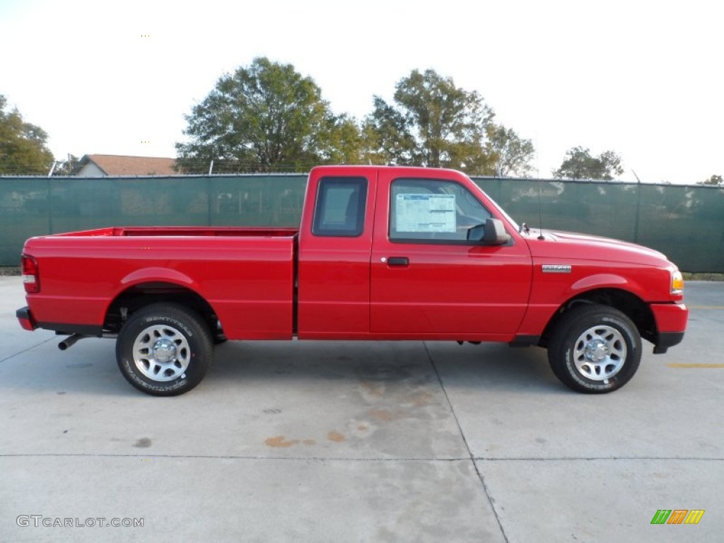 2011 Ranger XLT SuperCab - Torch Red / Medium Dark Flint photo #2