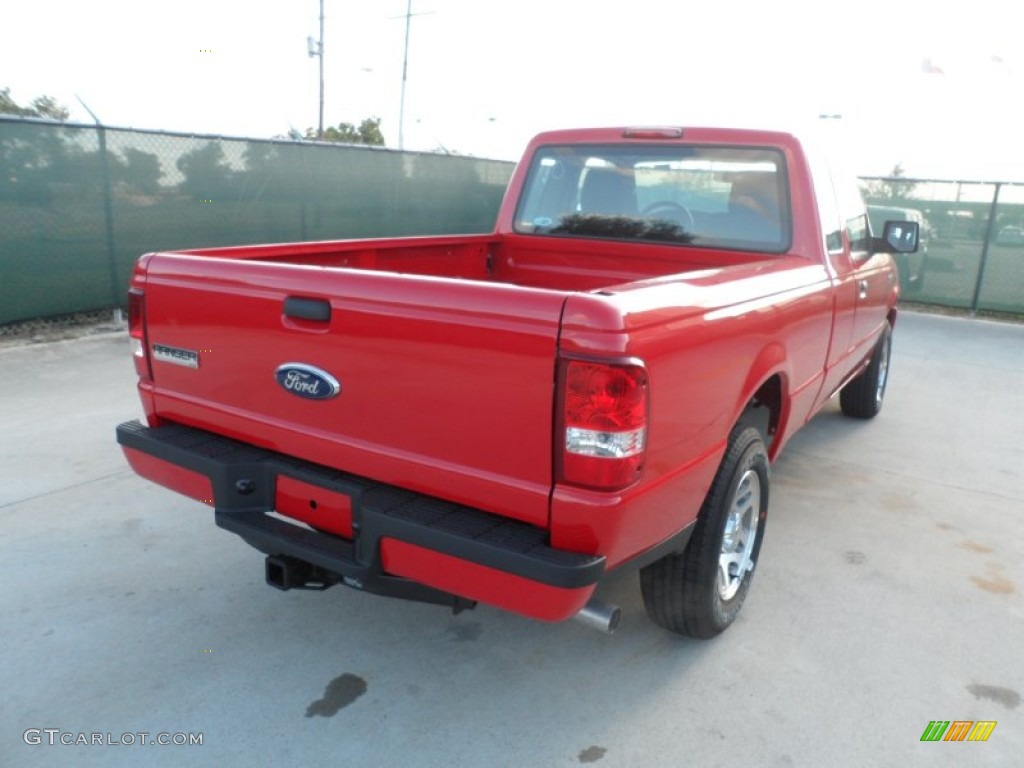 2011 Ranger XLT SuperCab - Torch Red / Medium Dark Flint photo #3