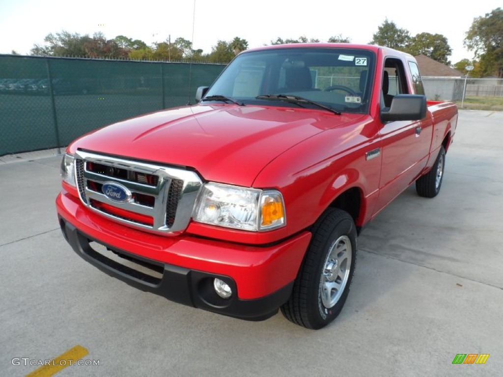 2011 Ranger XLT SuperCab - Torch Red / Medium Dark Flint photo #7