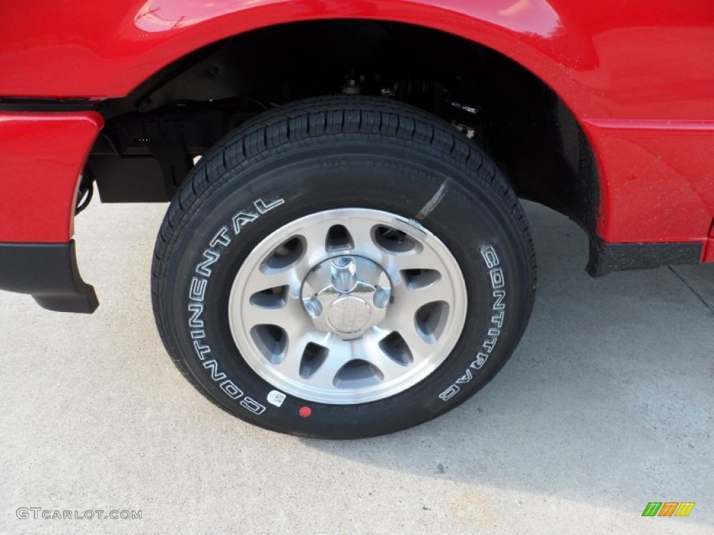 2011 Ranger XLT SuperCab - Torch Red / Medium Dark Flint photo #11