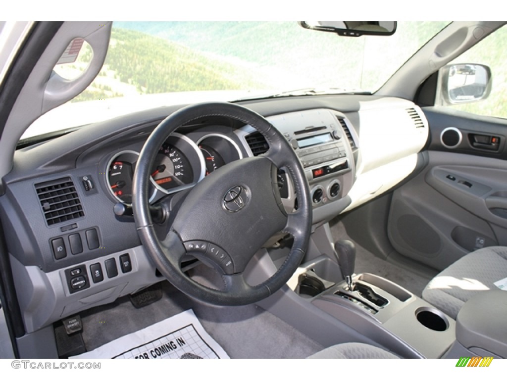 2009 Tacoma V6 SR5 Double Cab 4x4 - Silver Streak Mica / Graphite Gray photo #5