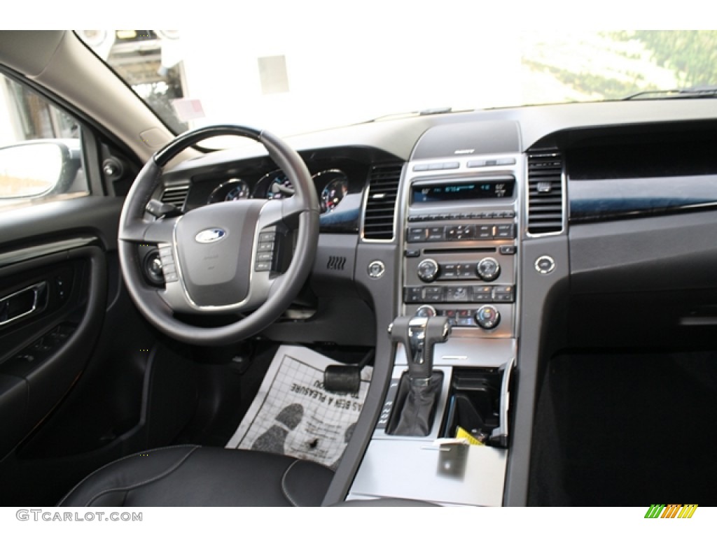 2011 Ford Taurus Limited AWD Charcoal Black Dashboard Photo #56747595
