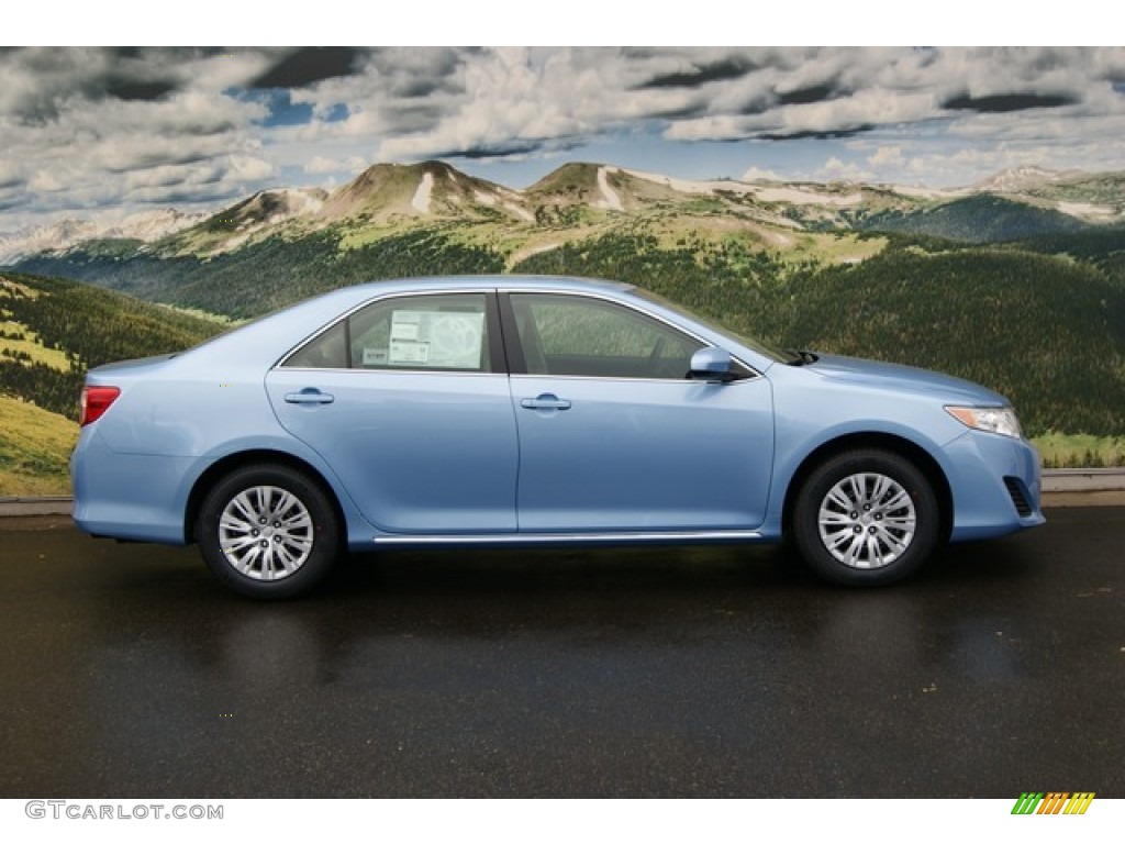 2012 Camry LE - Clearwater Blue Metallic / Ivory photo #2