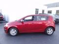 Crystal Red Tintcoat 2012 Chevrolet Sonic LS Hatch Exterior