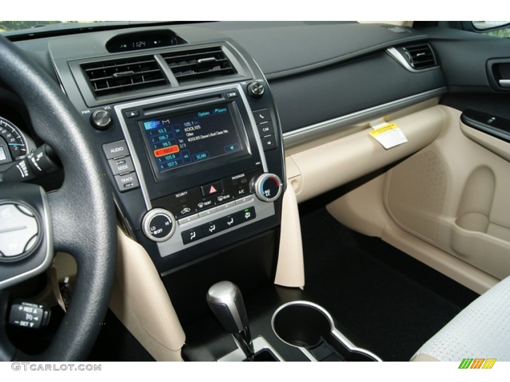 2012 Camry LE - Clearwater Blue Metallic / Ivory photo #6