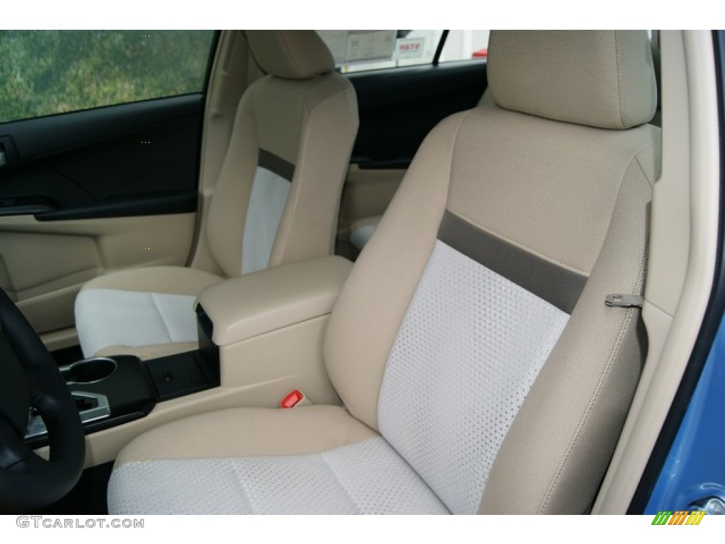 2012 Camry LE - Clearwater Blue Metallic / Ivory photo #7