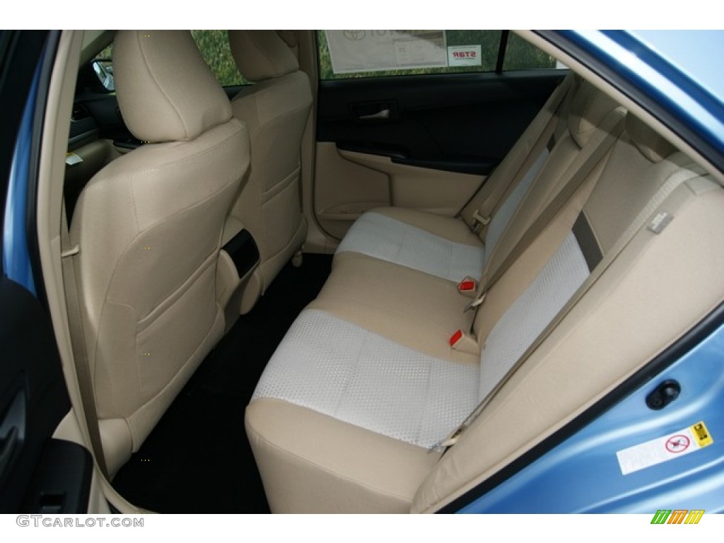 2012 Camry LE - Clearwater Blue Metallic / Ivory photo #8