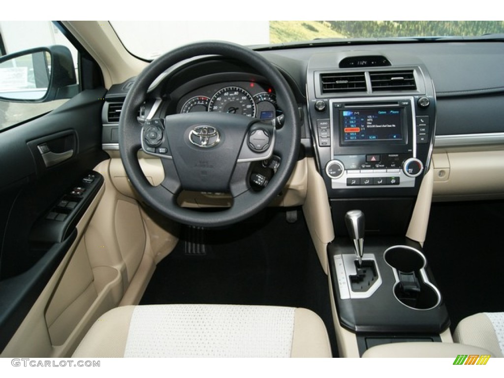 2012 Camry LE - Clearwater Blue Metallic / Ivory photo #10