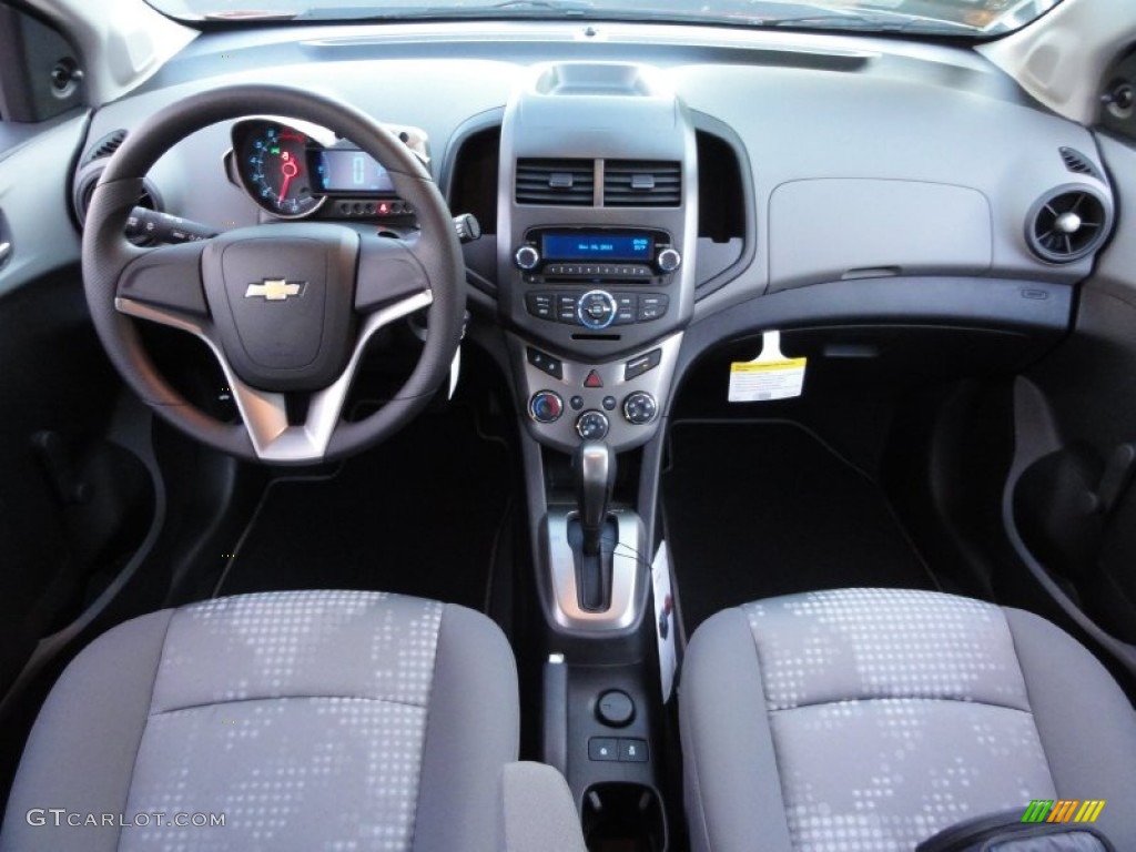 2012 Chevrolet Sonic LS Hatch Jet Black/Dark Titanium Dashboard Photo #56748279
