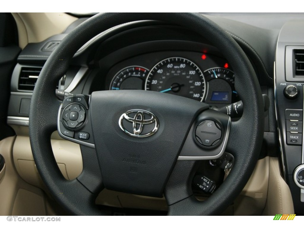 2012 Camry LE - Clearwater Blue Metallic / Ivory photo #11