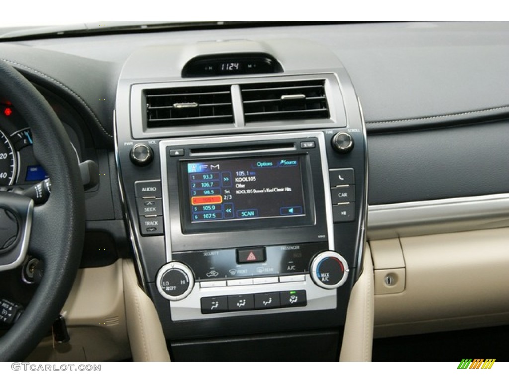 2012 Camry LE - Clearwater Blue Metallic / Ivory photo #12