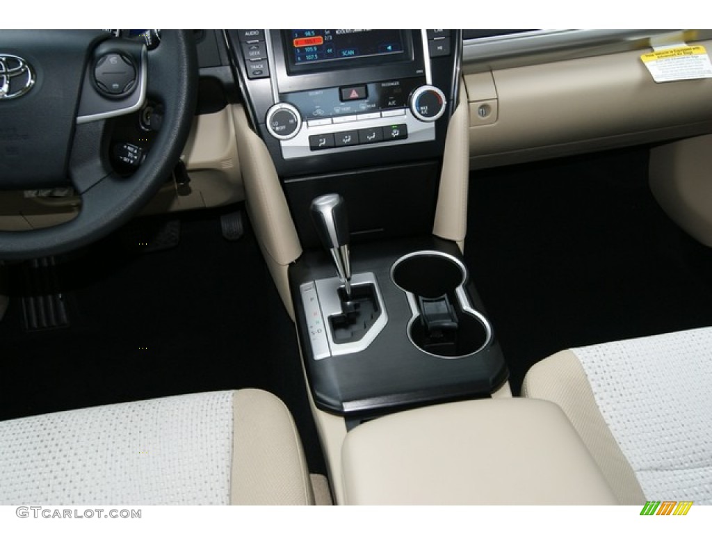 2012 Camry LE - Clearwater Blue Metallic / Ivory photo #13