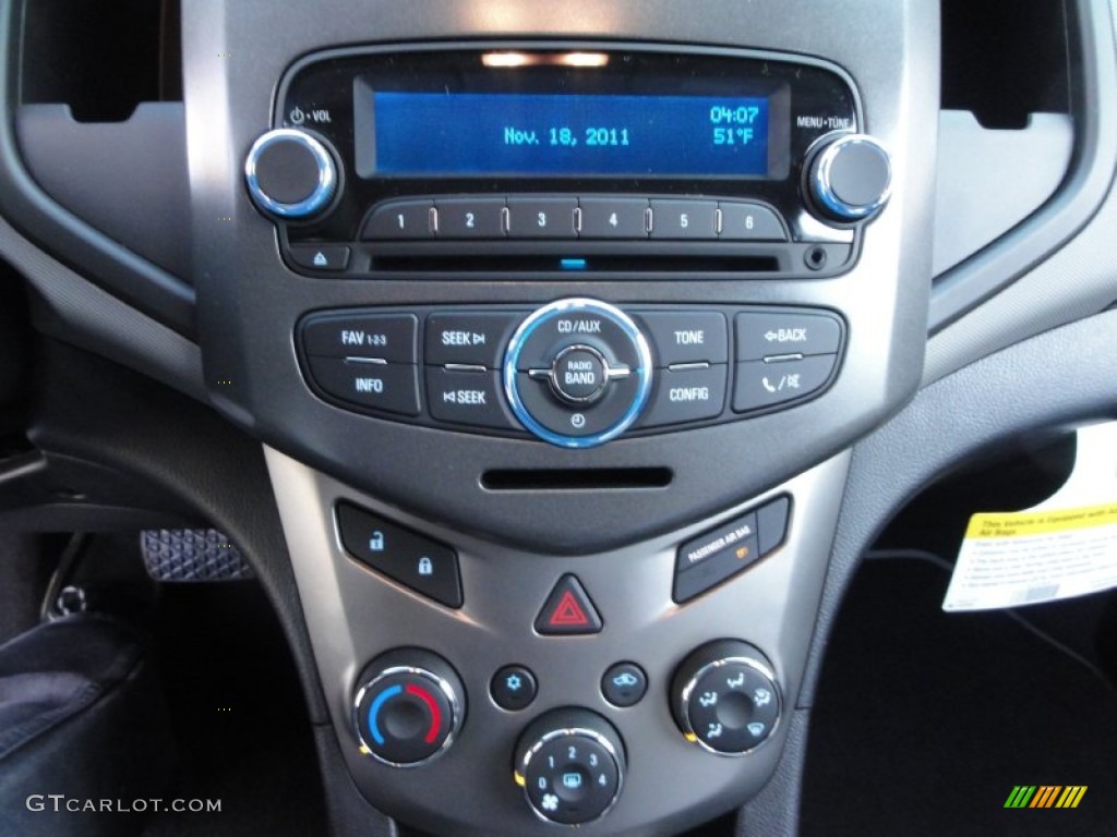 2012 Chevrolet Sonic LS Hatch Controls Photo #56748312