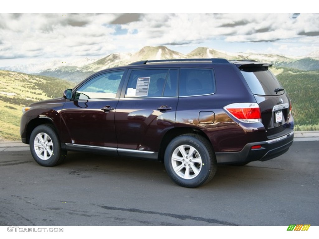 2012 Highlander SE 4WD - Sizzling Crimson Mica / Ash photo #3