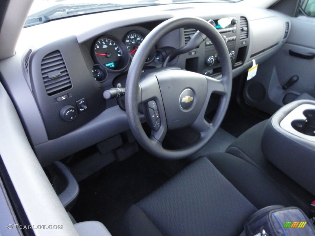 2012 Silverado 1500 Work Truck Regular Cab - Summit White / Dark Titanium photo #8