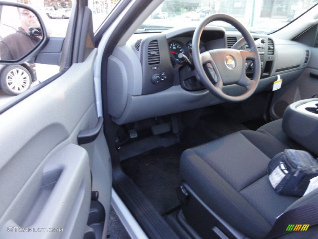 2012 Silverado 1500 Work Truck Regular Cab - Summit White / Dark Titanium photo #10