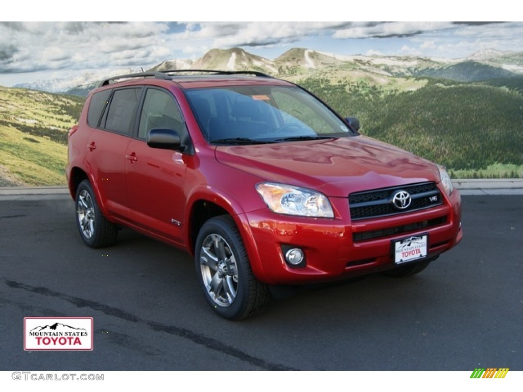 Barcelona Red Metallic Toyota RAV4